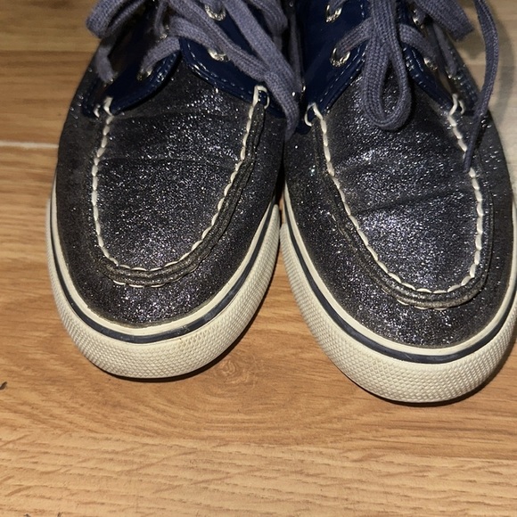 Blue Sparkly Sperry Top Sider W 6.5 - Picture 4 of 6